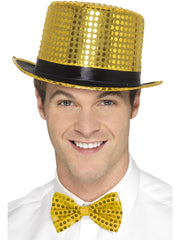 Sequin Top Hat, Gold 1