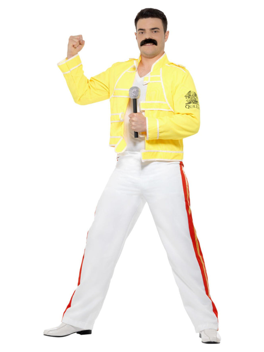 Queen Freddie Mercury Costume, Yellow - 5
