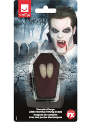 Smiffys Make-Up FX, Vampire Fangs, White 1