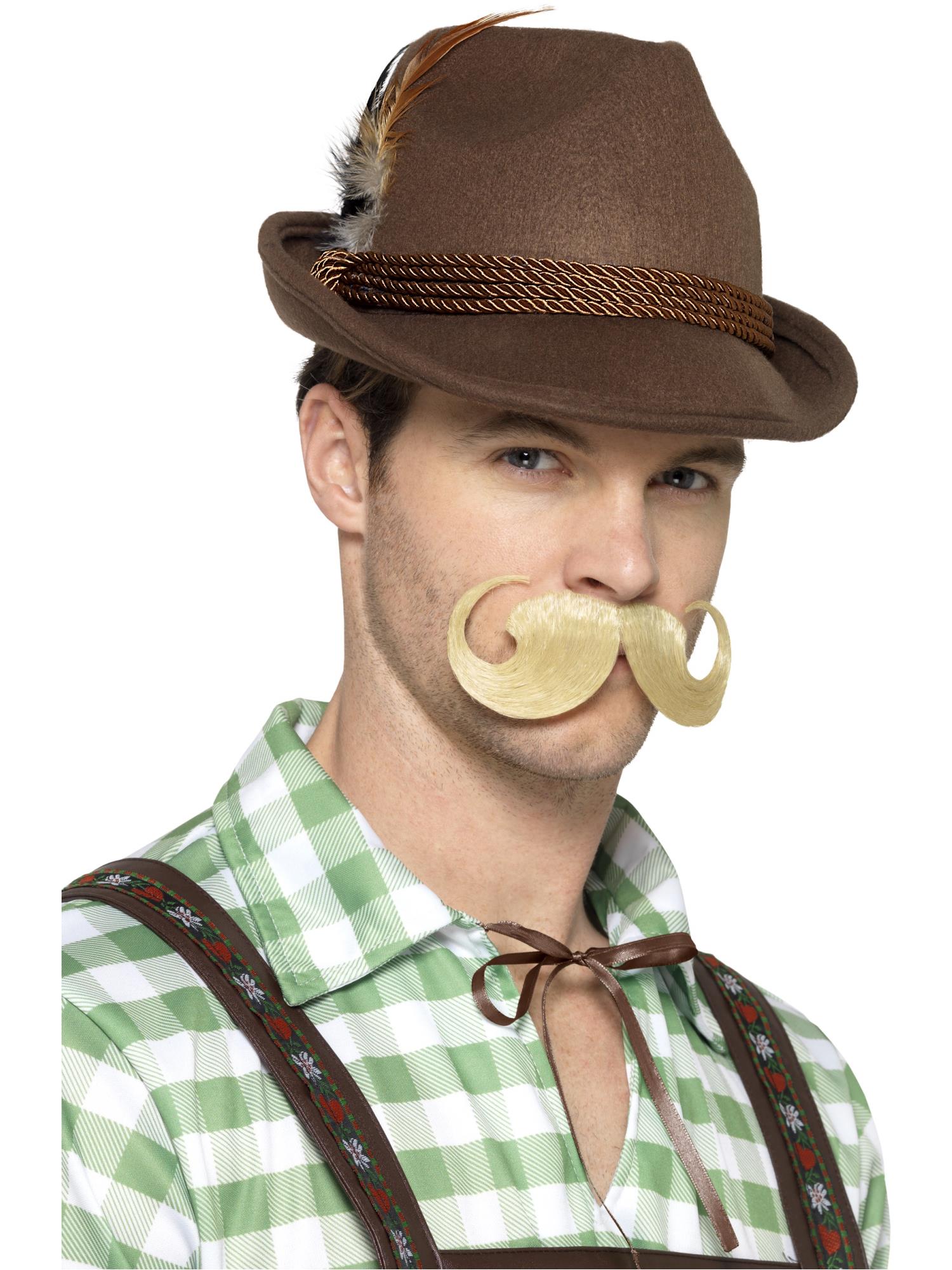 Deluxe Bavarian Trenker Hat, Brown 1
