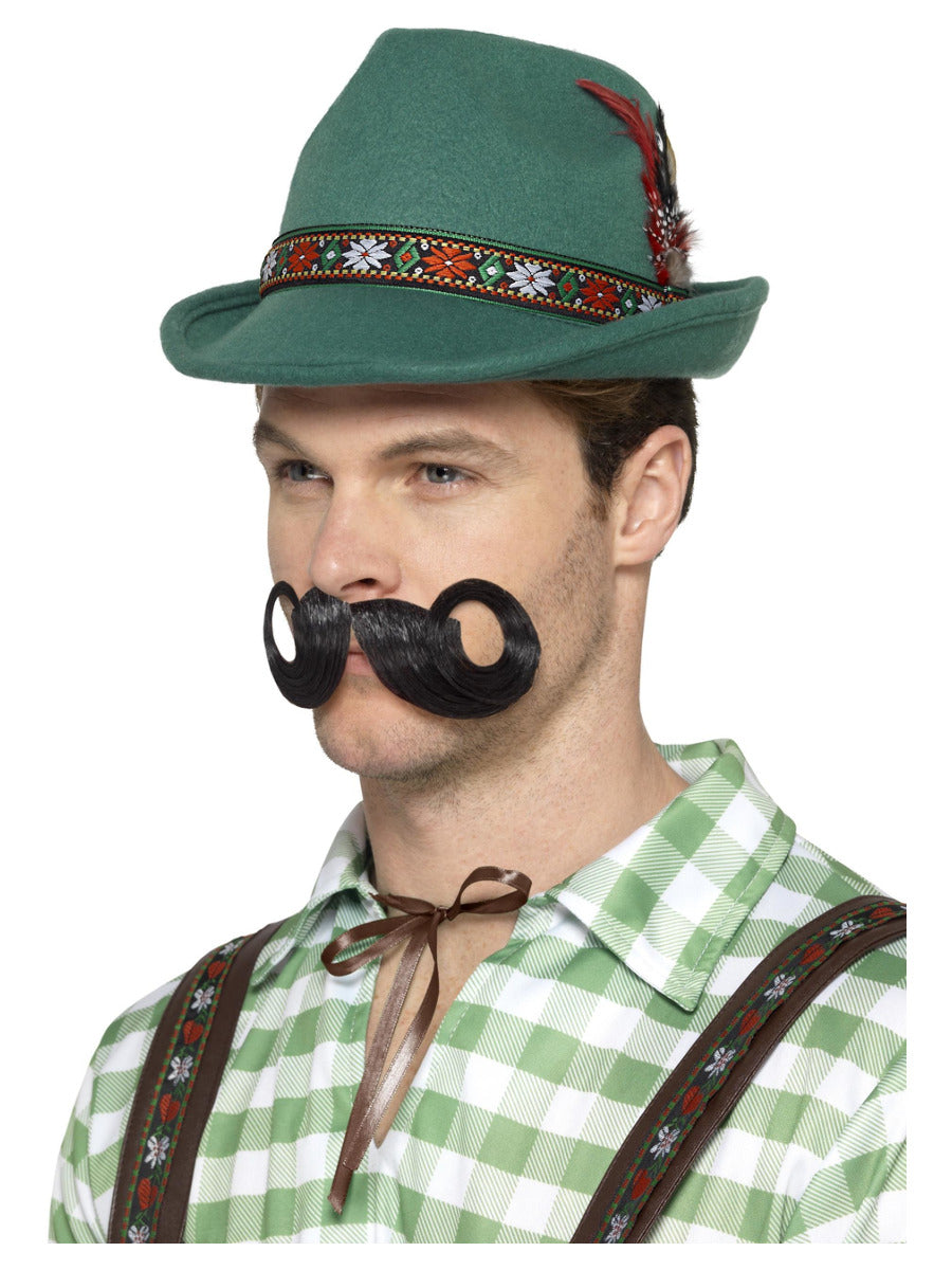 Deluxe Alpine Trenker Hat, Green - 1
