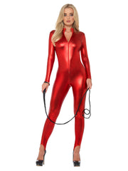 Fever Miss Whiplash Costume, Red - 1