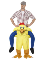 Piggyback Chicken Costume, Yellow - 1