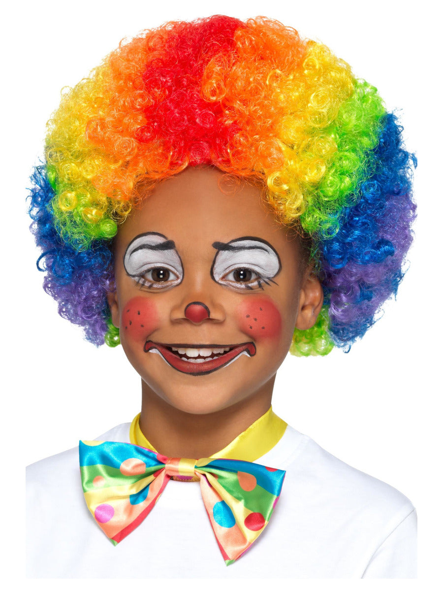 Clown Wig, Multi-Coloured - 1