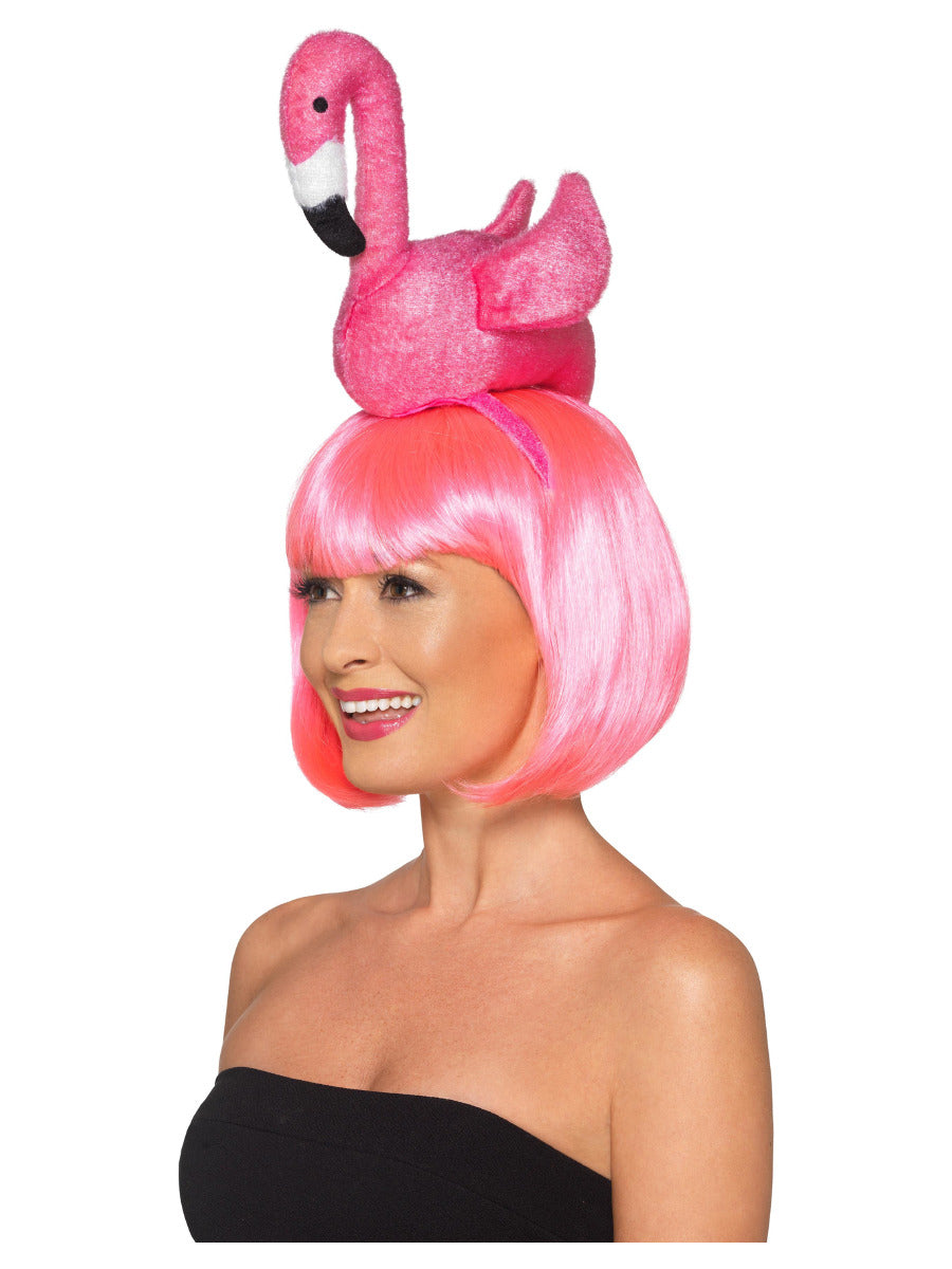 Flamingo Headband, Pink - 1