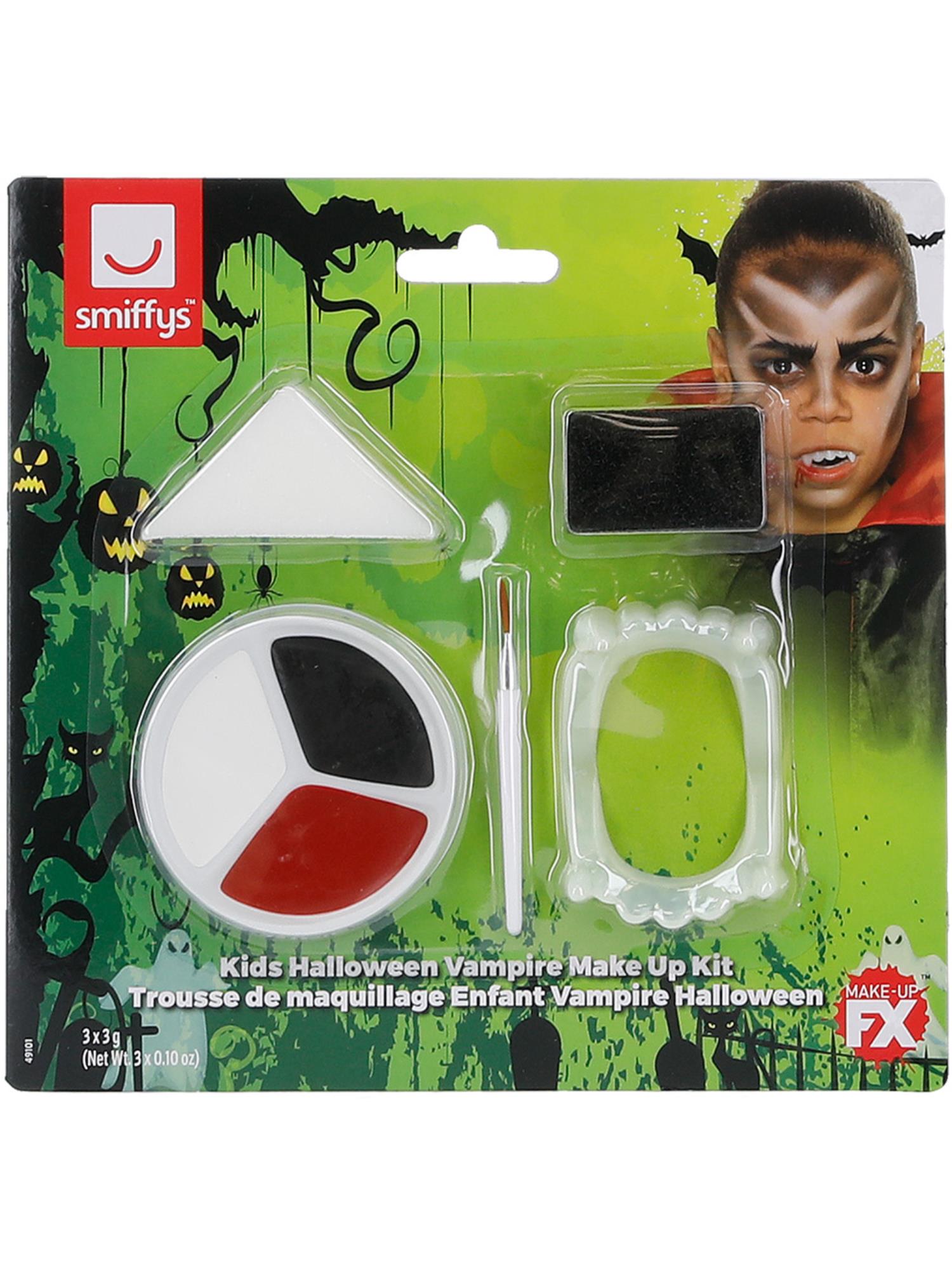 Smiffys Make-Up FX, Kids Vampire Kit, Aqua, Multi- 2