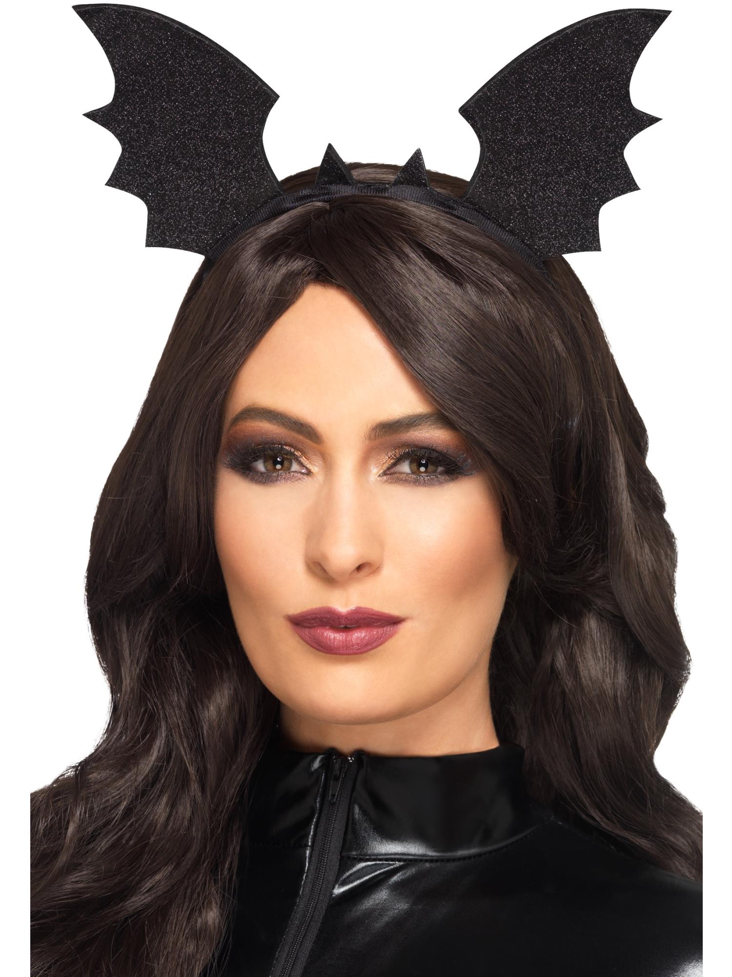 Bat Wings Headband, Black 1