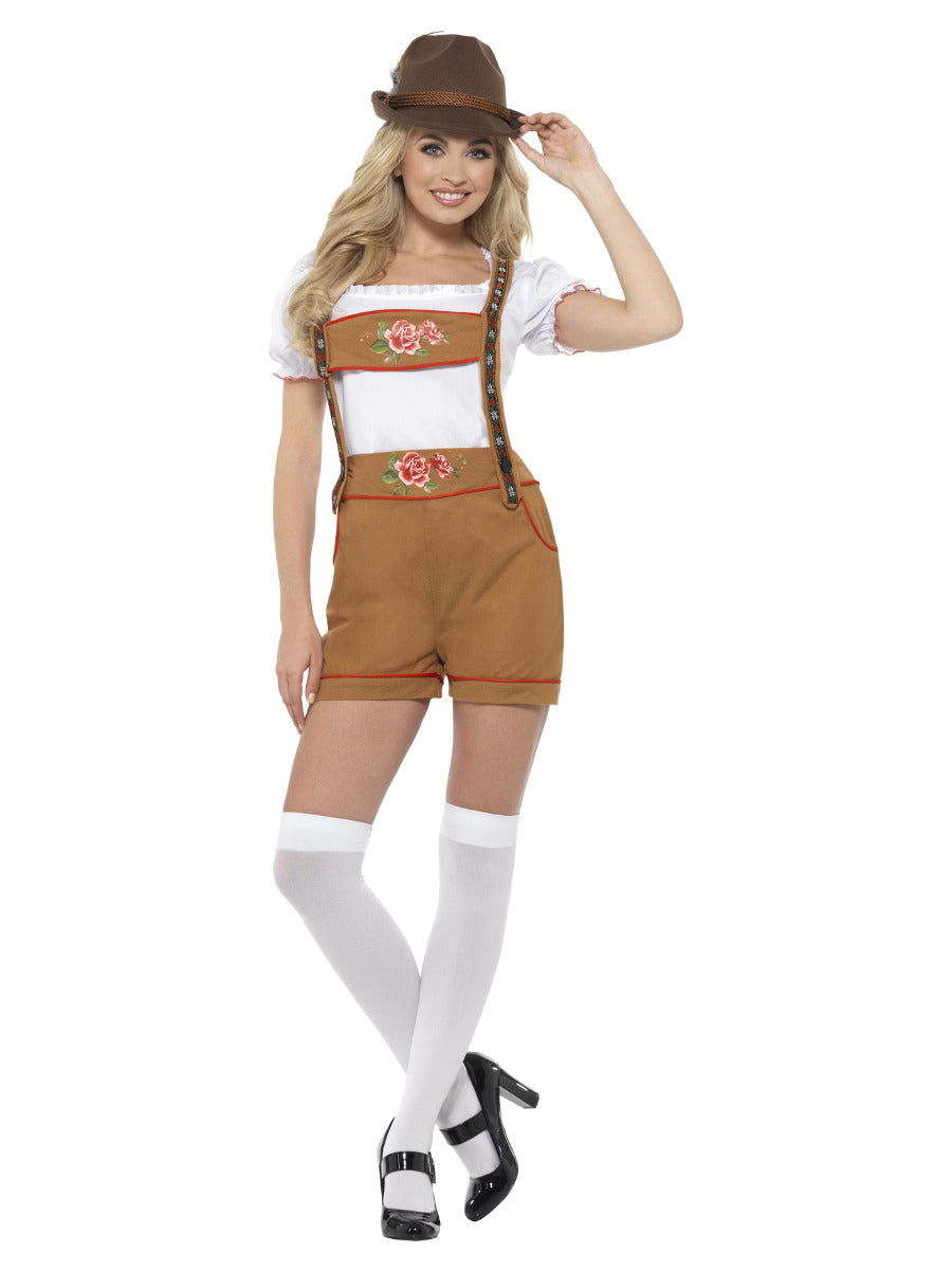 Sexy Bavarian Beer Girl Costume, Brown - 1