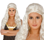 LONG WHITE WIG (BOX CONTAINER)
