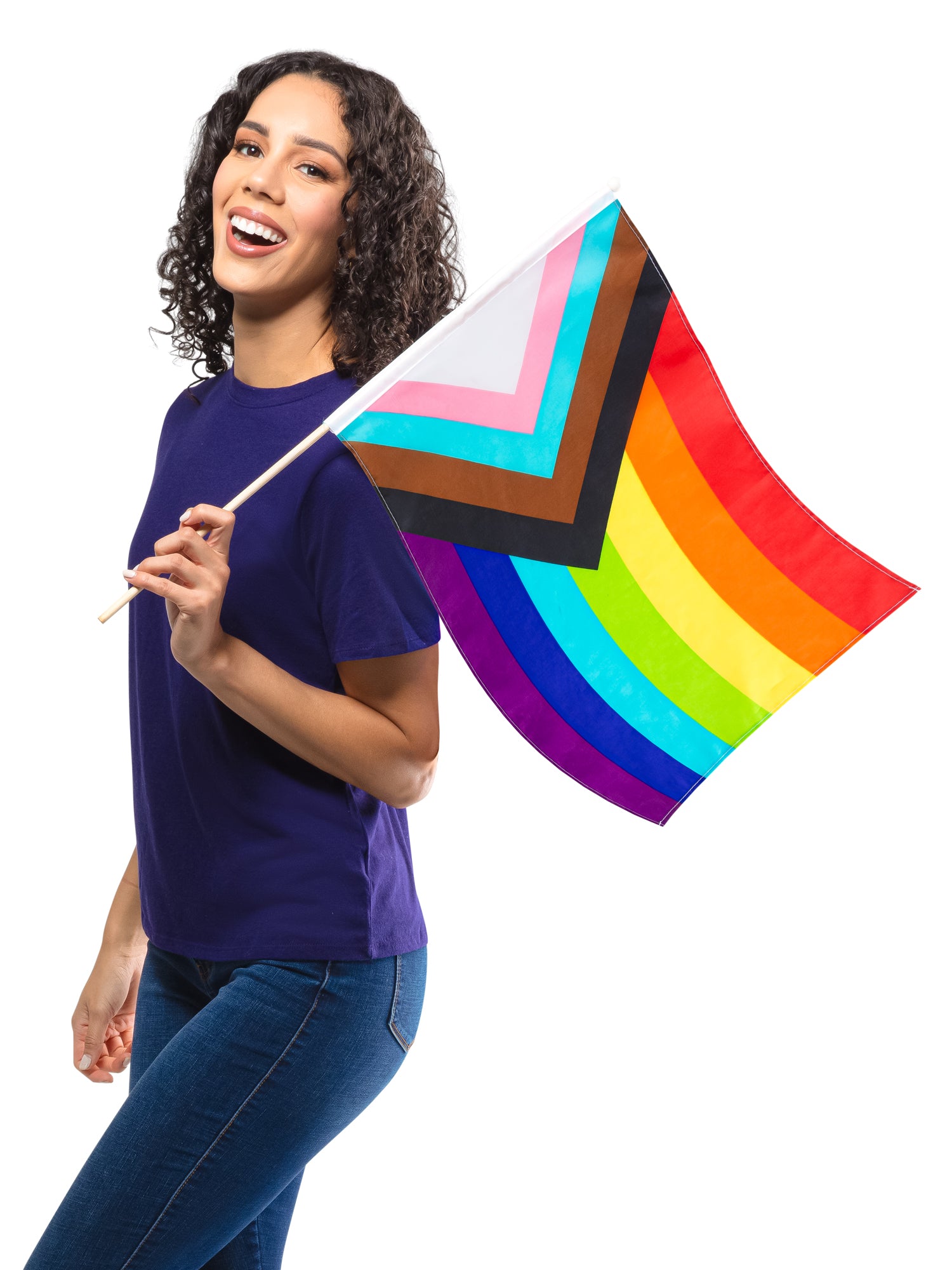 Pride - Progressive Rainbow Flag 48cm X 60cm 1