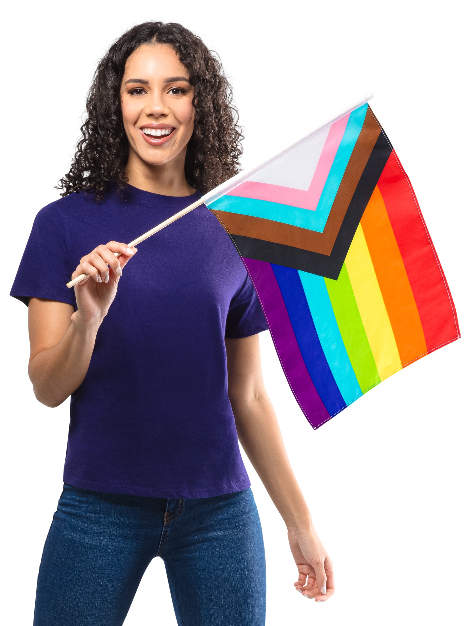 Pride - Progressive Rainbow Flag 48cm X 60cm 3