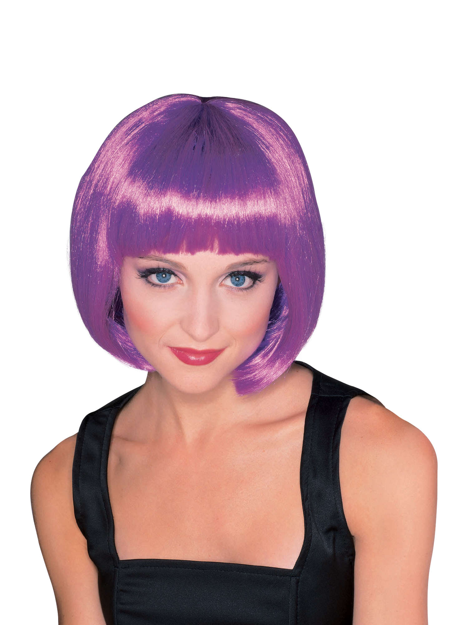 Super Model Purple Wig 2