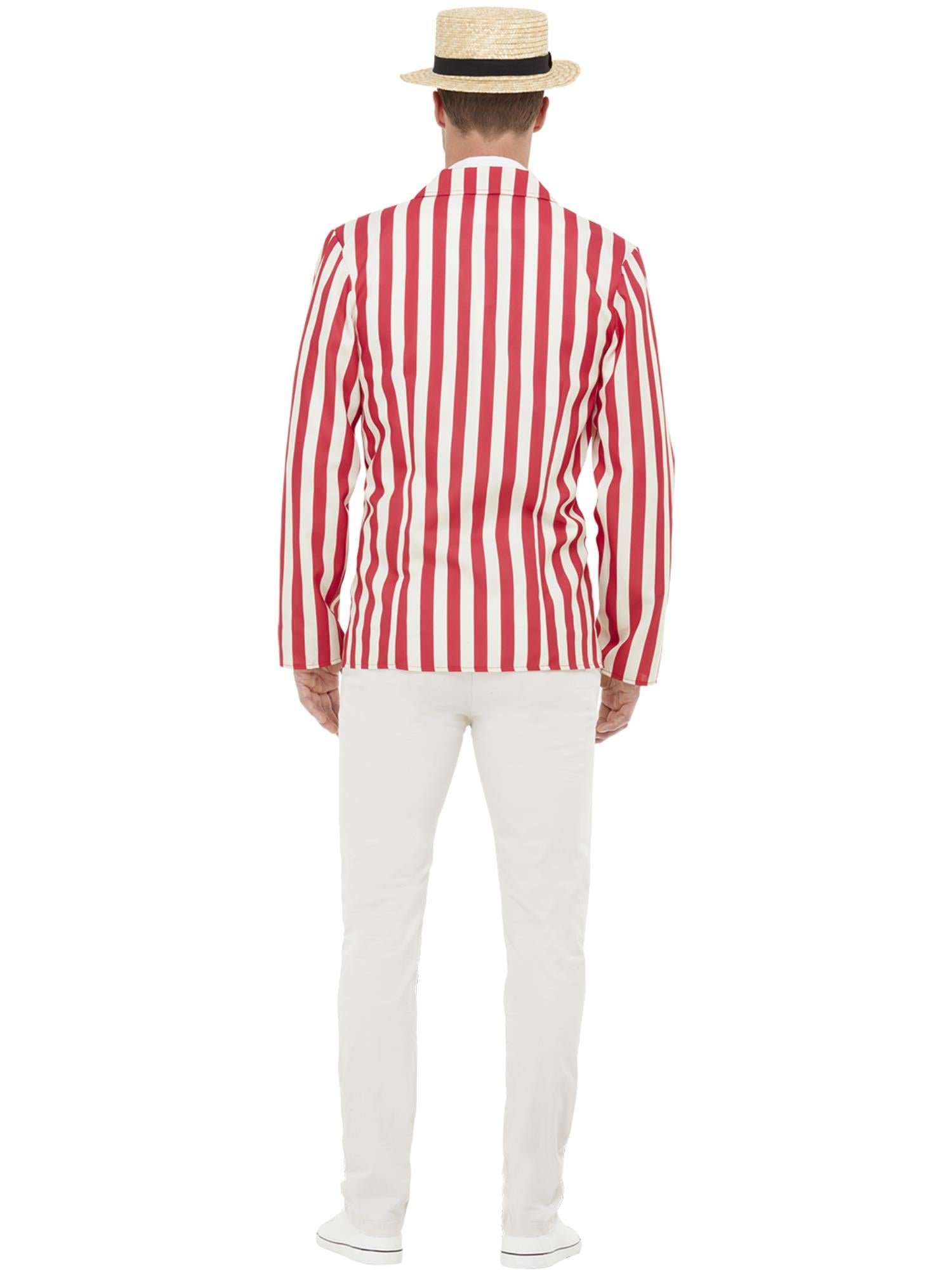20s Barber Shop Costume, Red & Cream 2