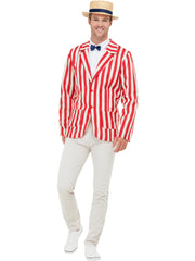 20s Barber Shop Costume, Red & Cream 1