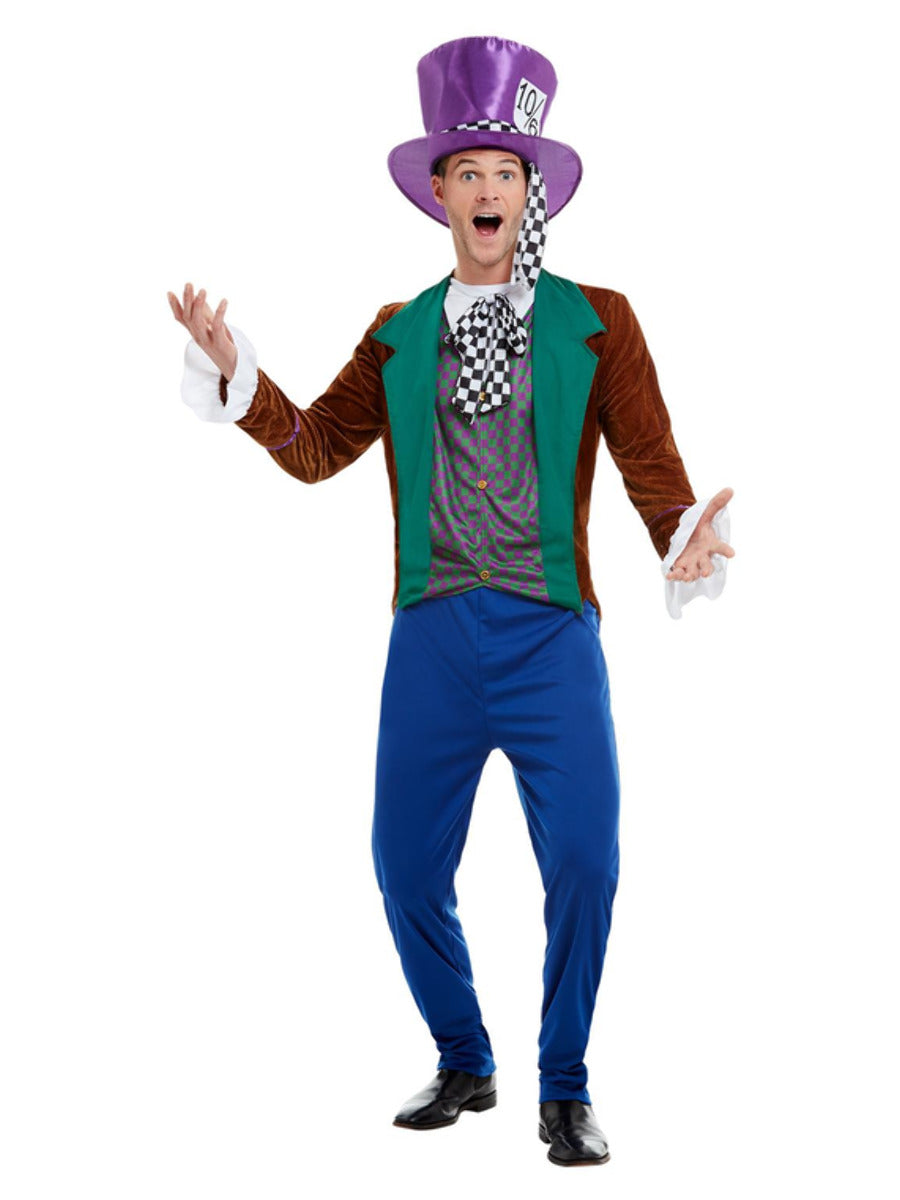 Mad Hatter Costume, Multi-Coloured - 5