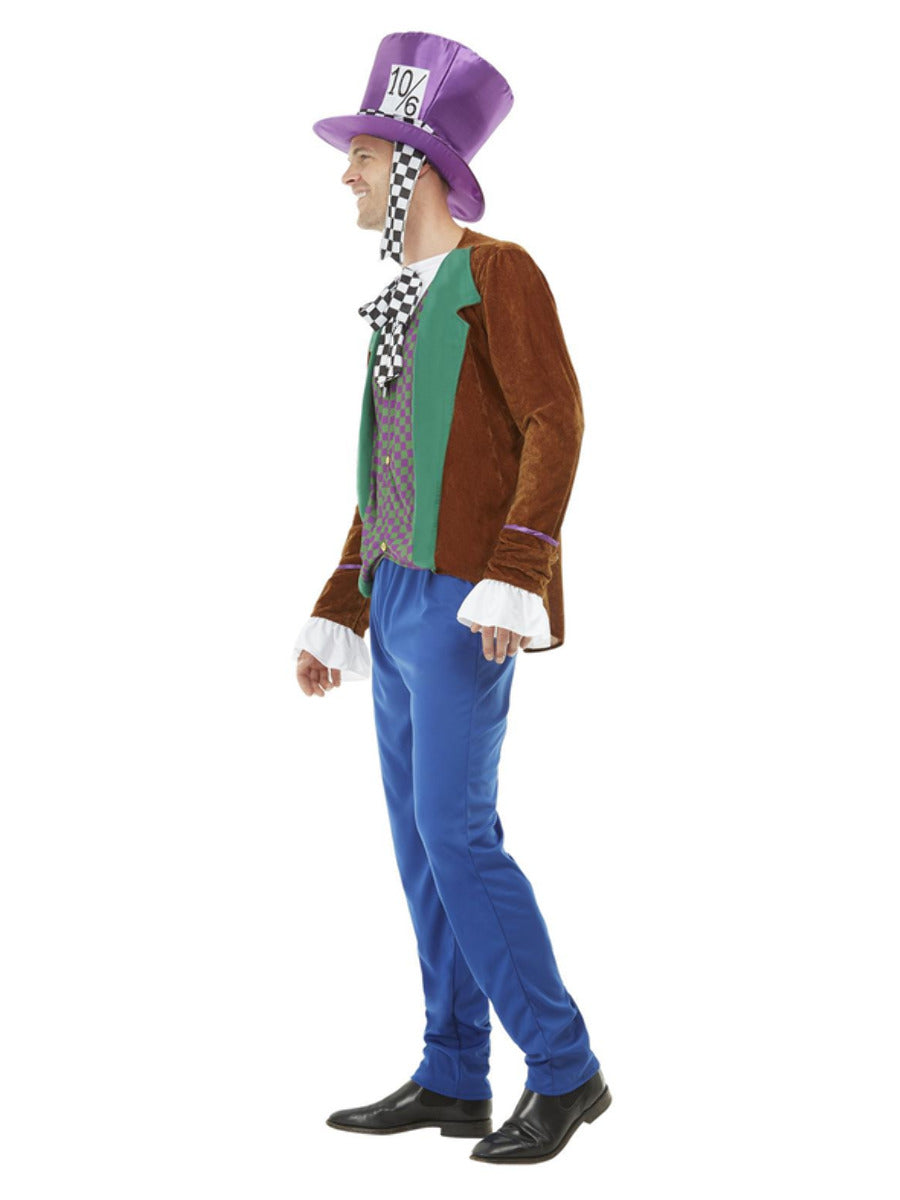 Mad Hatter Costume, Multi-Coloured - 4