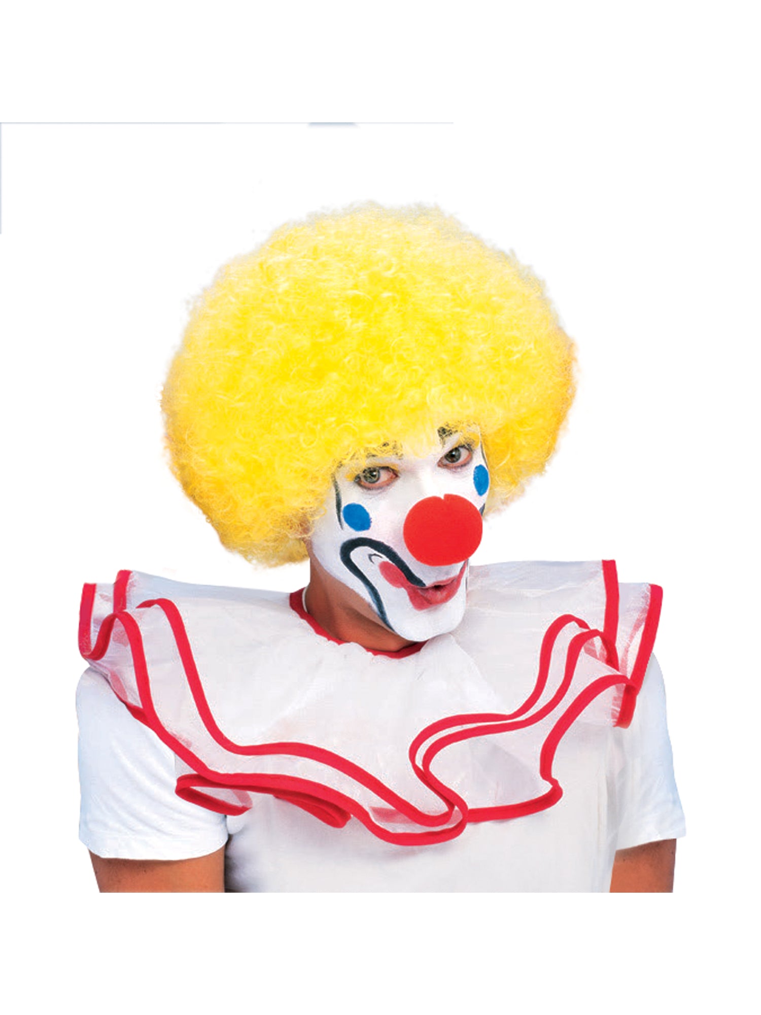 POPULAR CLOWN WIG-YELLOW 1