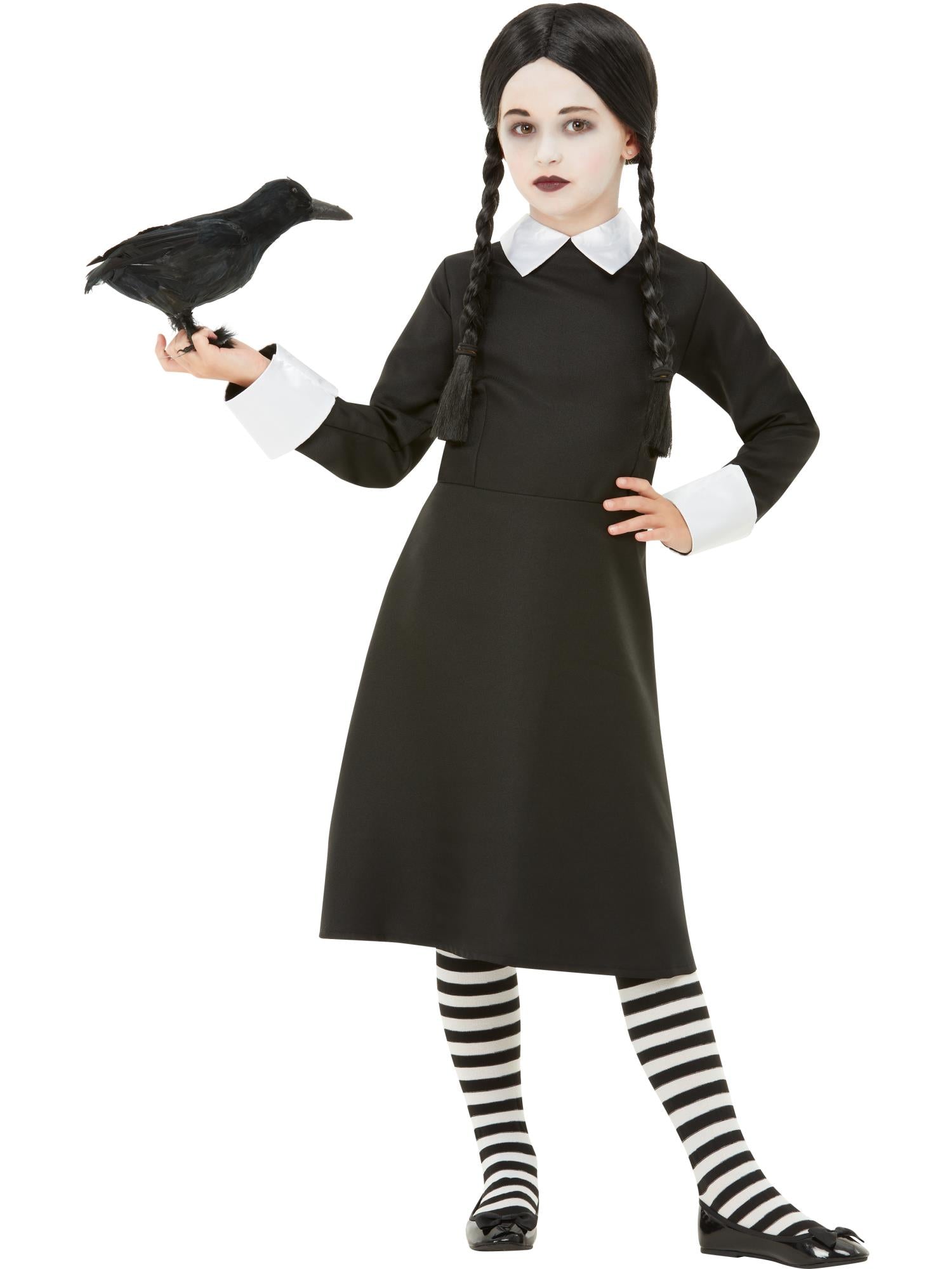Gothic School Girl Costume, Black 1