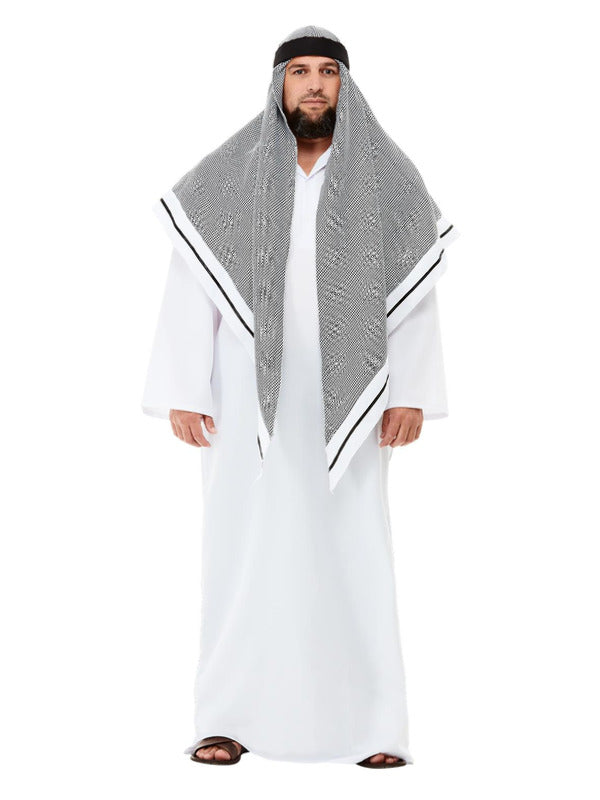 Deluxe Fake Sheikh Costume, White - 2