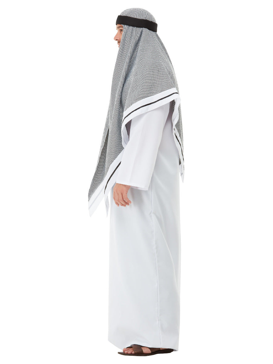 Deluxe Fake Sheikh Costume, White - 4