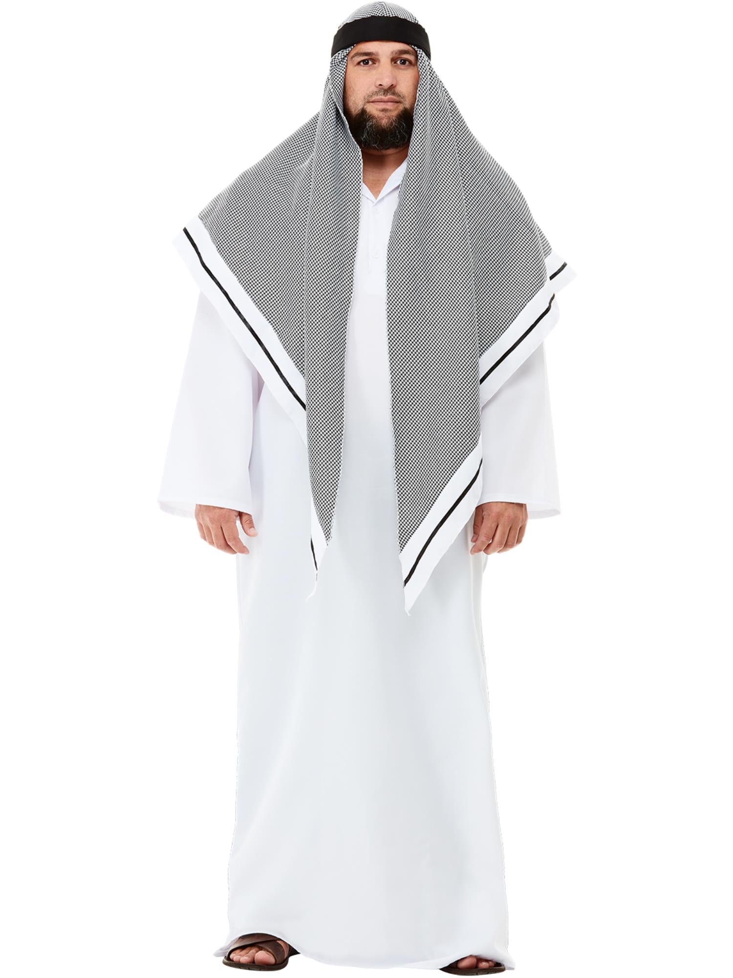 Deluxe Fake Sheikh Costume, White 1