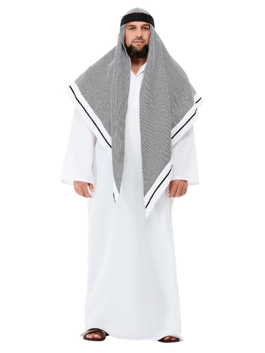 Deluxe Fake Sheikh Costume, White - 1
