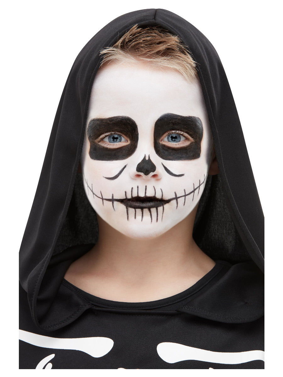 Smiffys Make-Up FX, Kids Skeleton Kit, Aqua, Black - 1