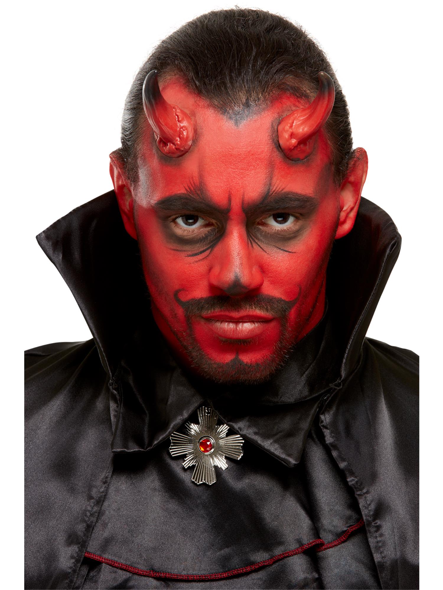 Smiffys Make-Up FX, Devil Kit, Aqua, Red & Black 1