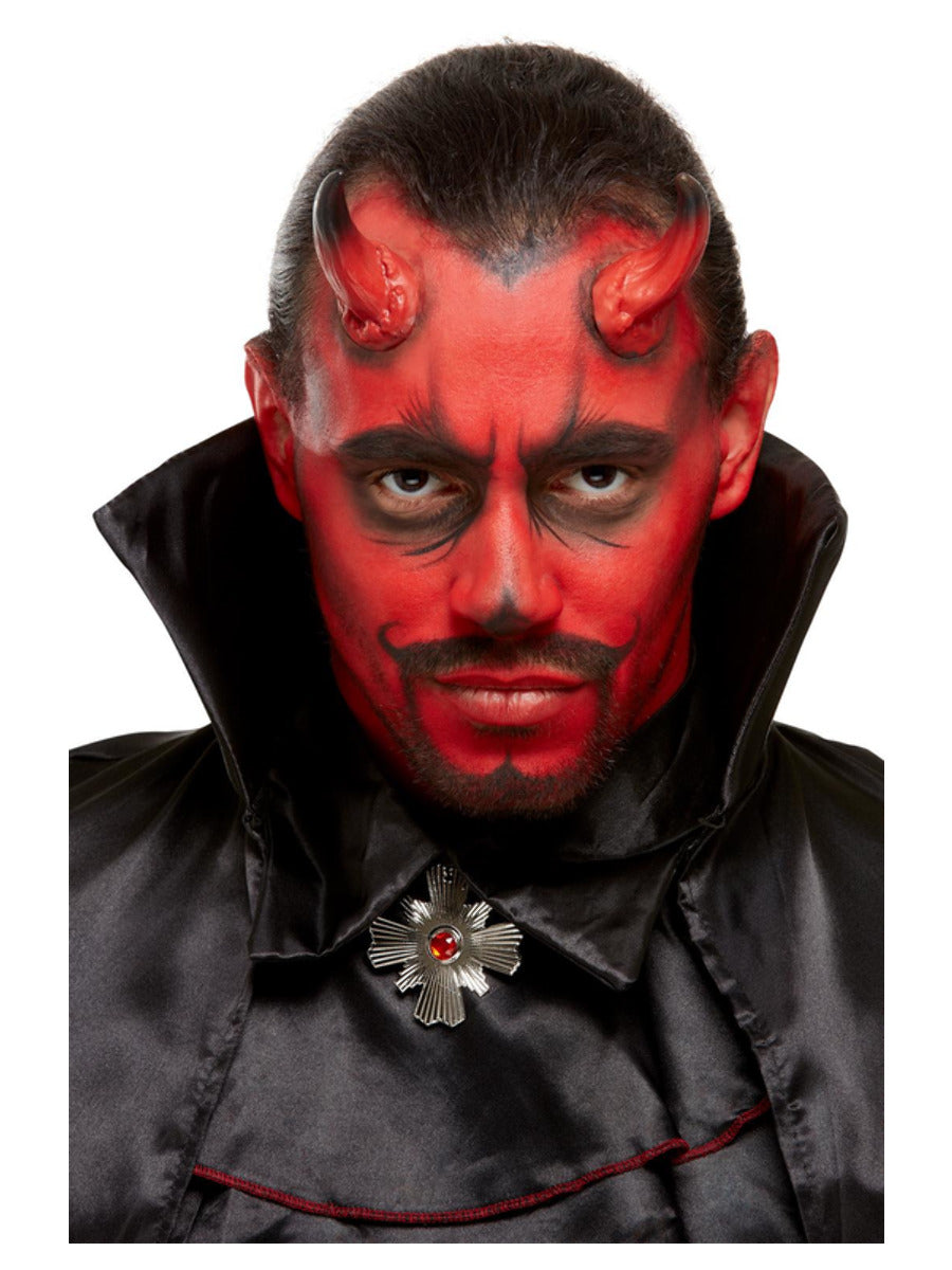 Smiffys Make-Up FX, Devil Kit, Aqua, Red & Black - 1