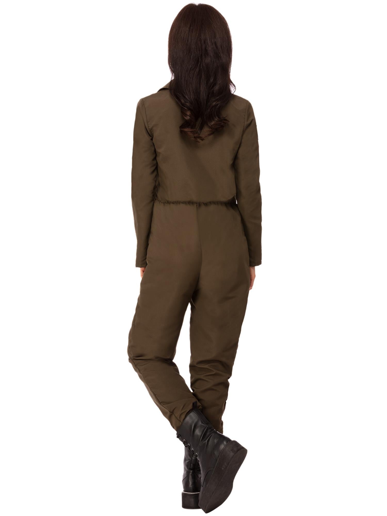 Top Gun Ladies Costume, Khaki 2