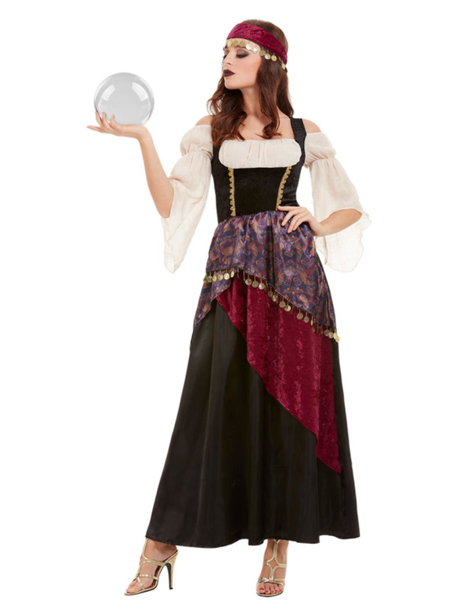 Deluxe Fortune Teller Costume, Black - 1