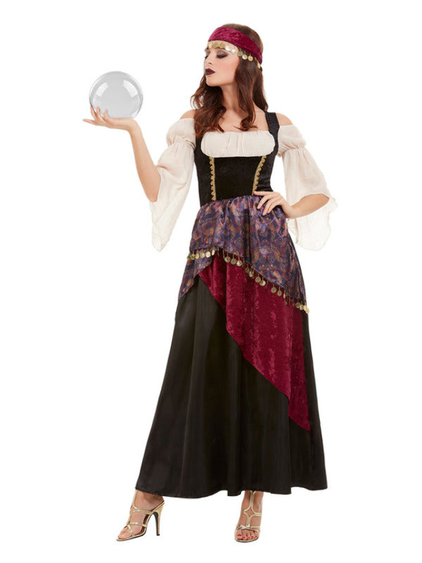 Deluxe Fortune Teller Costume, Black - 2