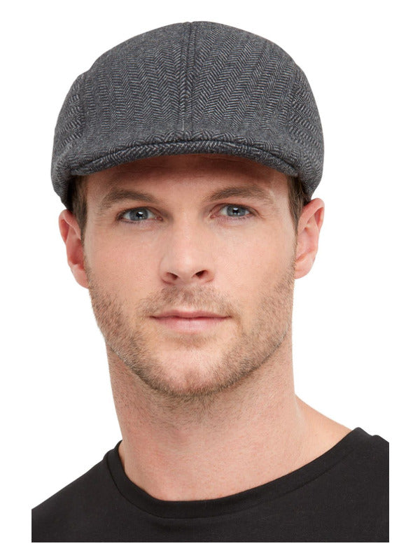 20s Gangster Flat Cap, Grey - 2