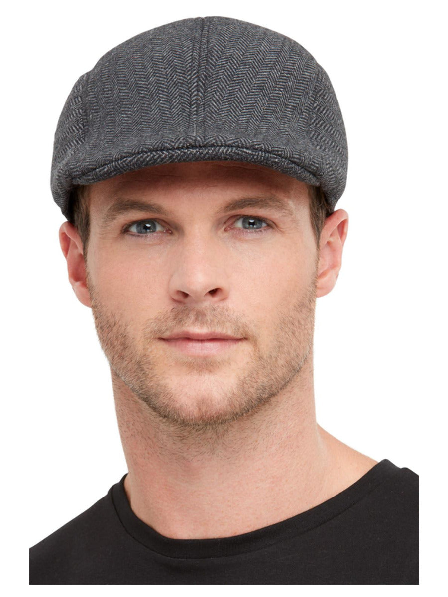 20s Gangster Flat Cap, Grey - 1