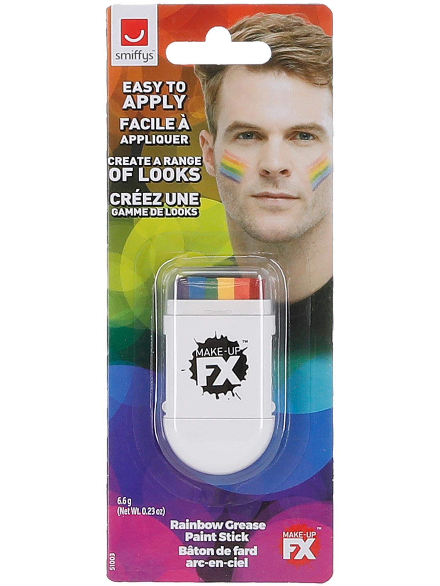 Smiffys Make-Up FX, Rainbow Greasepaint Stick 2