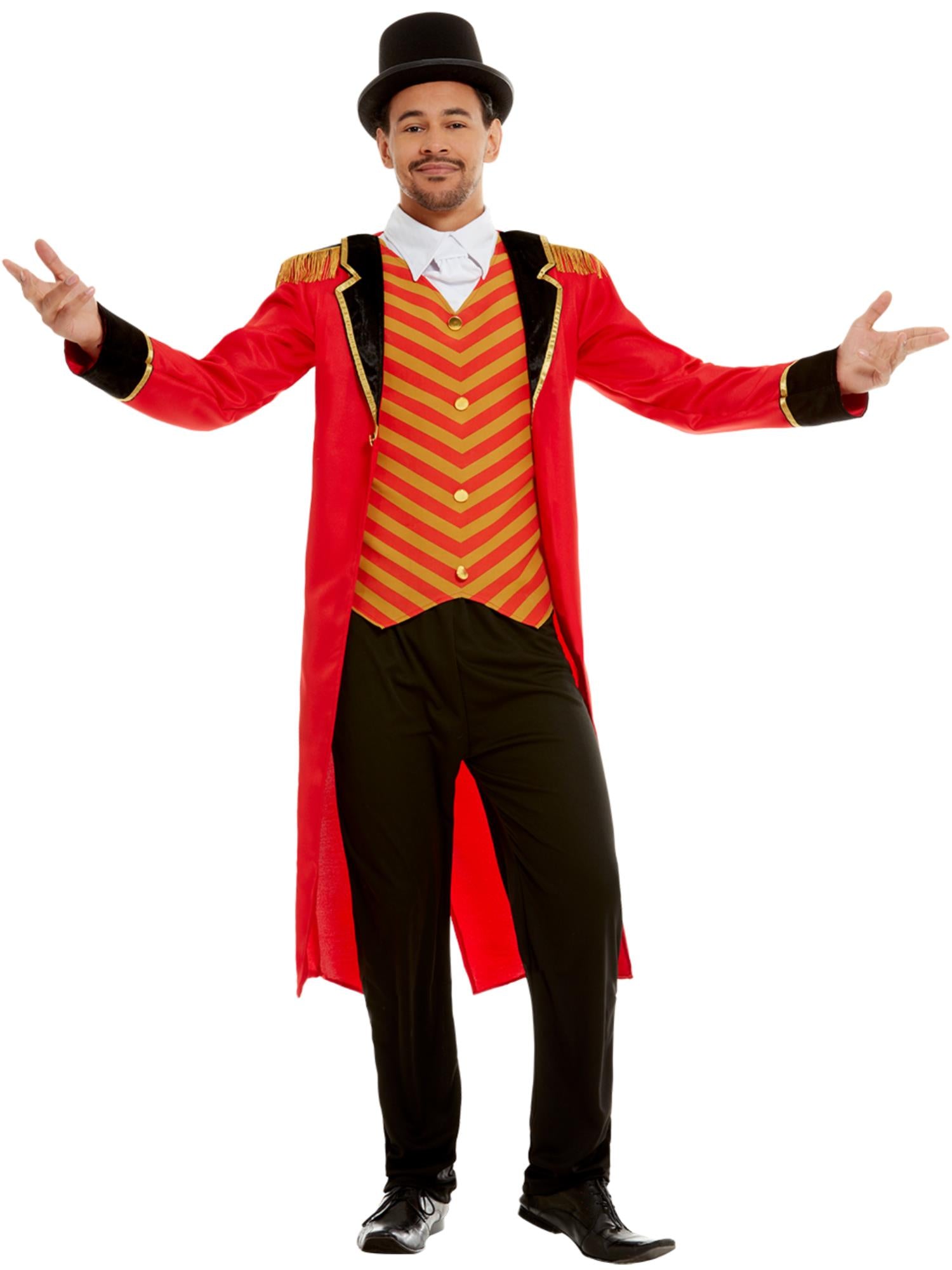Deluxe Ringmaster Costume, Red 1