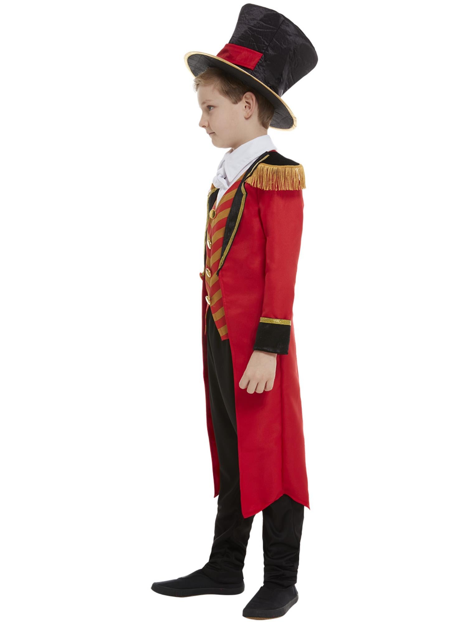 Deluxe Ringmaster Costume, Red 3