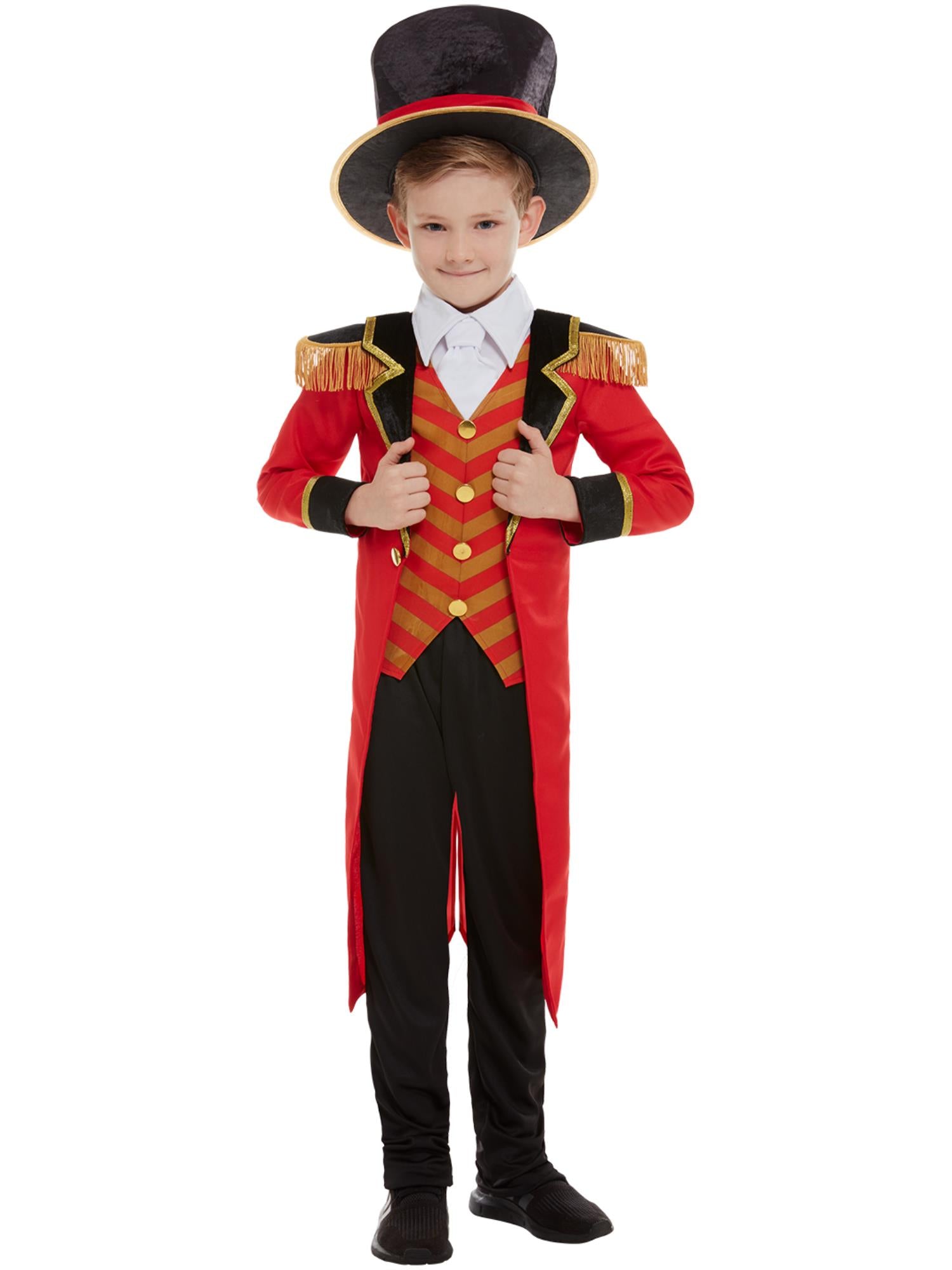 Deluxe Ringmaster Costume, Red 1