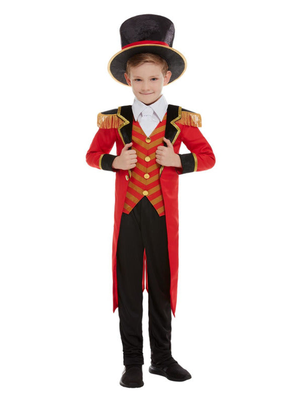 Deluxe Ringmaster Costume, Red - 2