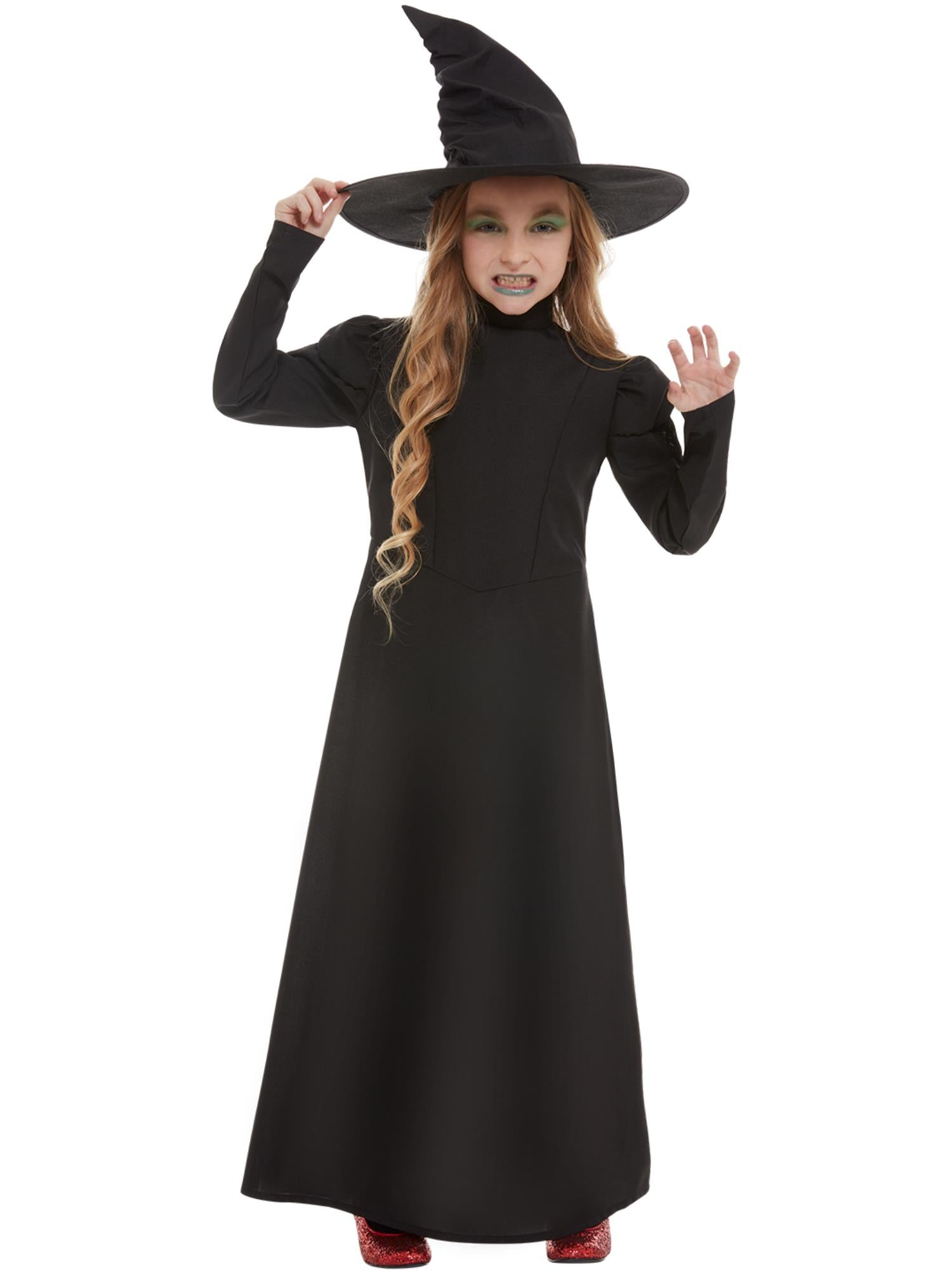 Wicked Witch Girl Costume, Black 1
