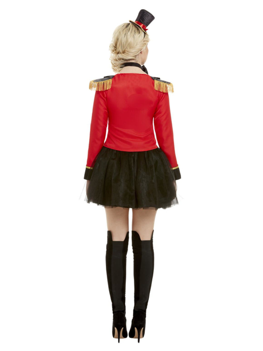 Deluxe Ringmaster Lady Costume, Red - 3
