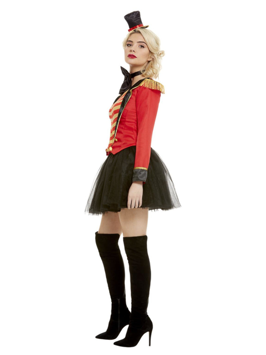 Deluxe Ringmaster Lady Costume, Red - 4