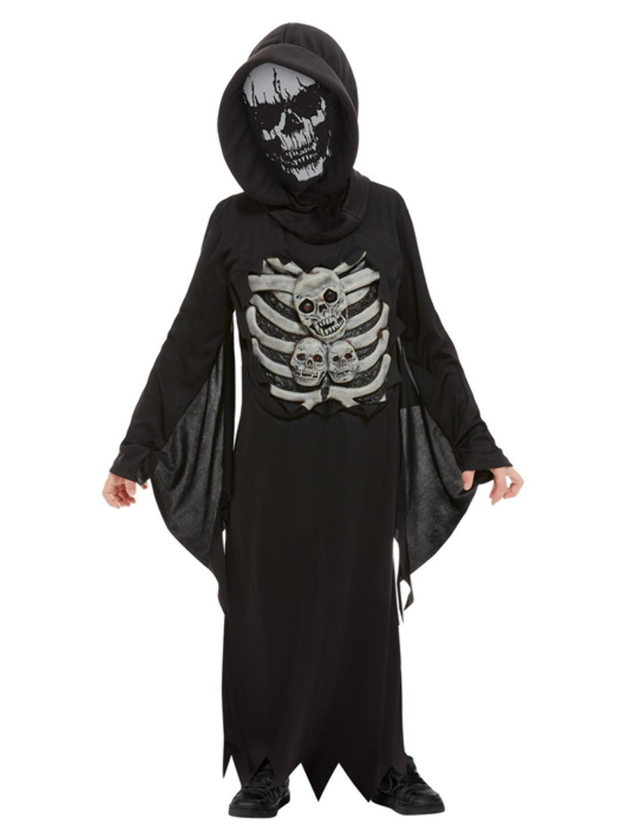 Skeleton Reaper Costume, Black - 1