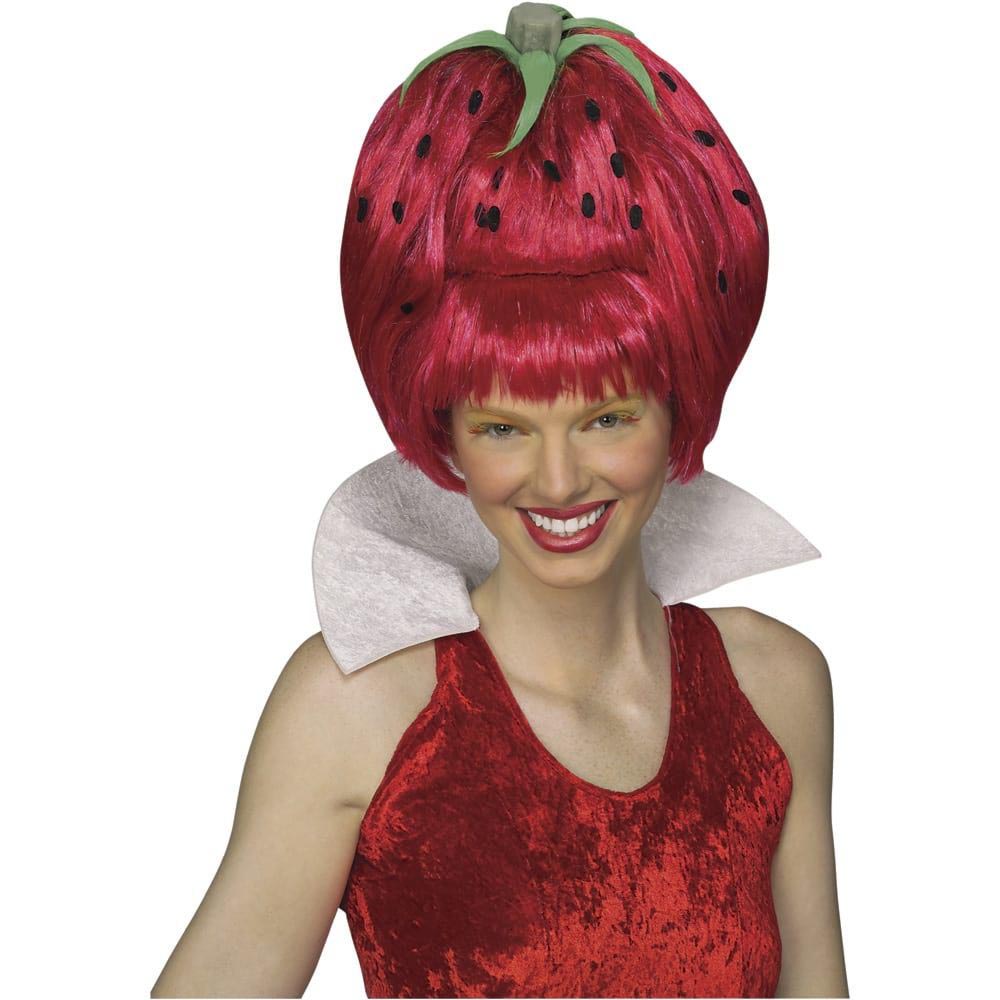 Adult Strawberry Tart Wig 1