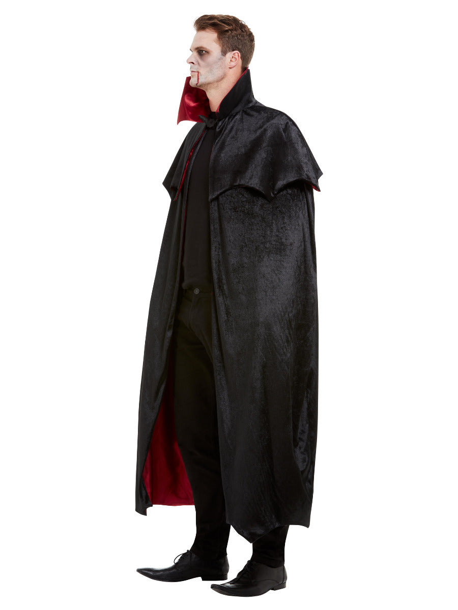 Deluxe Vampire Cape, Black - 5