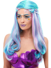 Mermaid Wig, Blue 1