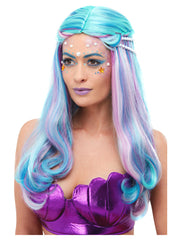 Mermaid Wig, Blue - 1