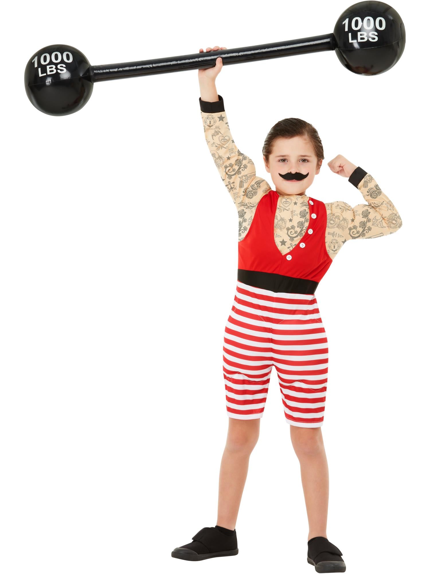 Deluxe Strong Boy Costume, Multi-Coloured 1