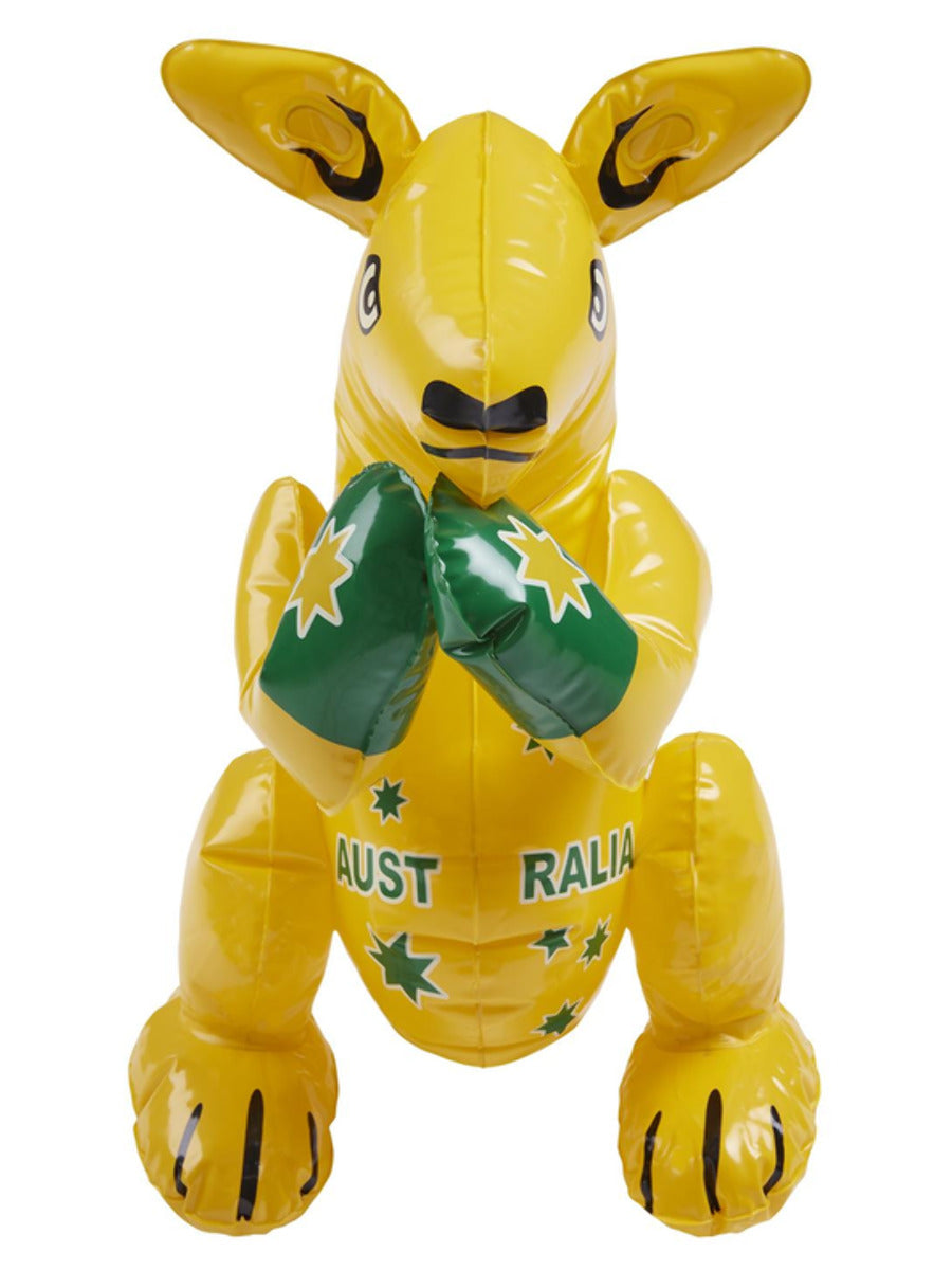 Inflatable Kangaroo, Yellow - 1