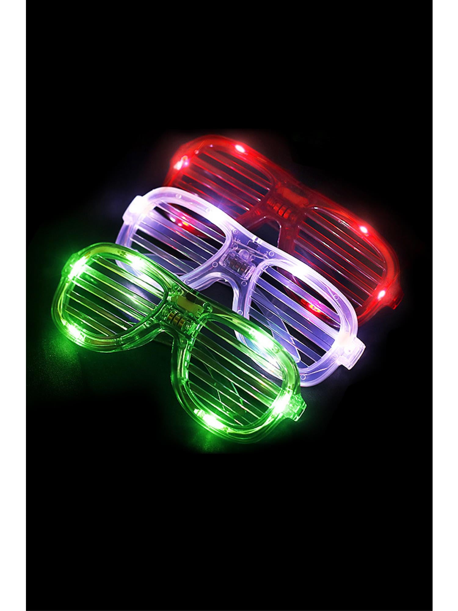 LED Light Up Shutter Glasses, Assorted 1